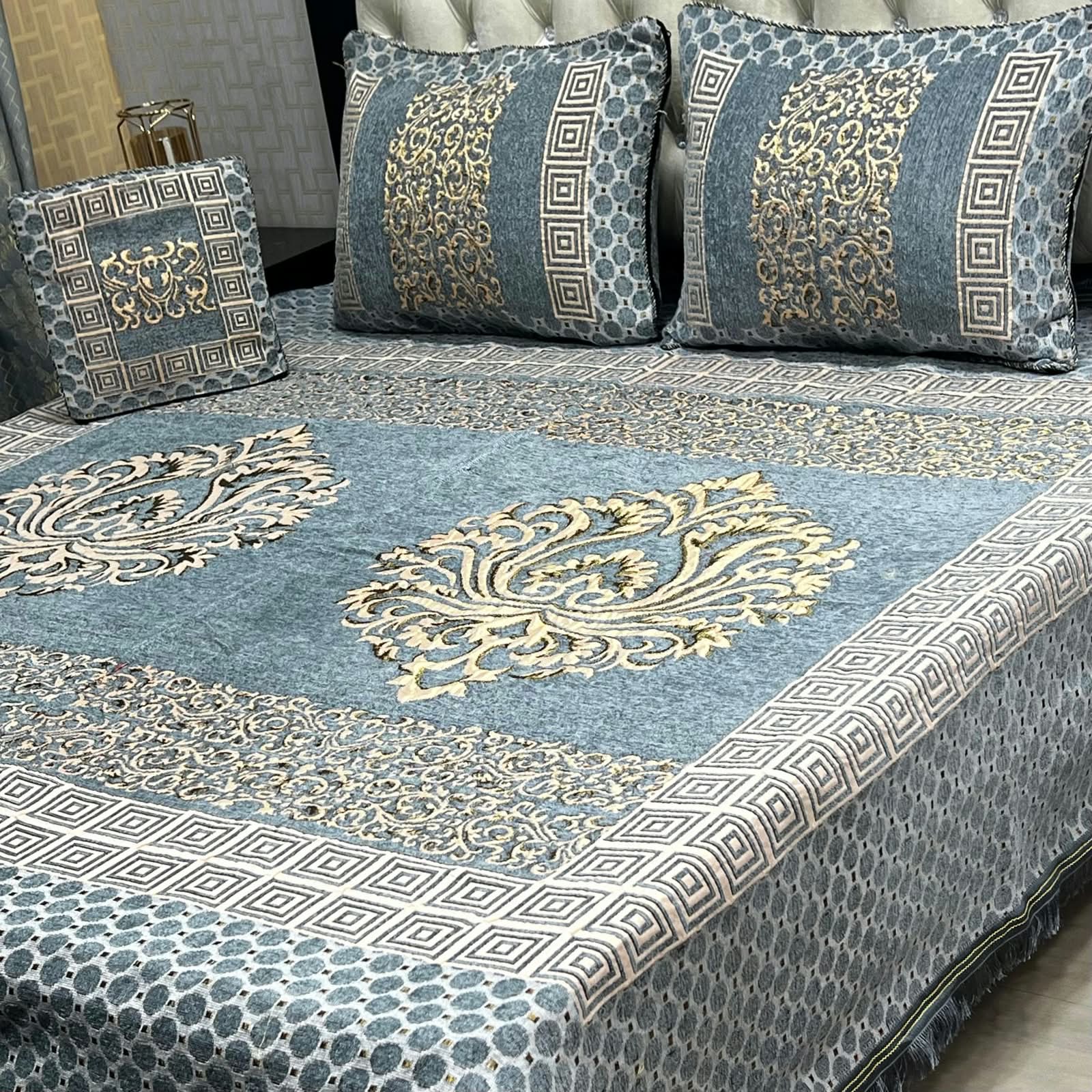 Velvet Jacquard Bedsheet